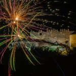 Fuegos artificiales en el Castillo de Portezuelo